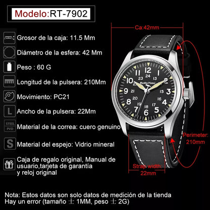 fashion simple Men's quartz watch 2023 New waterproof leather strap mineral glass Men's Wrist Watch 7902 Reloj hombre